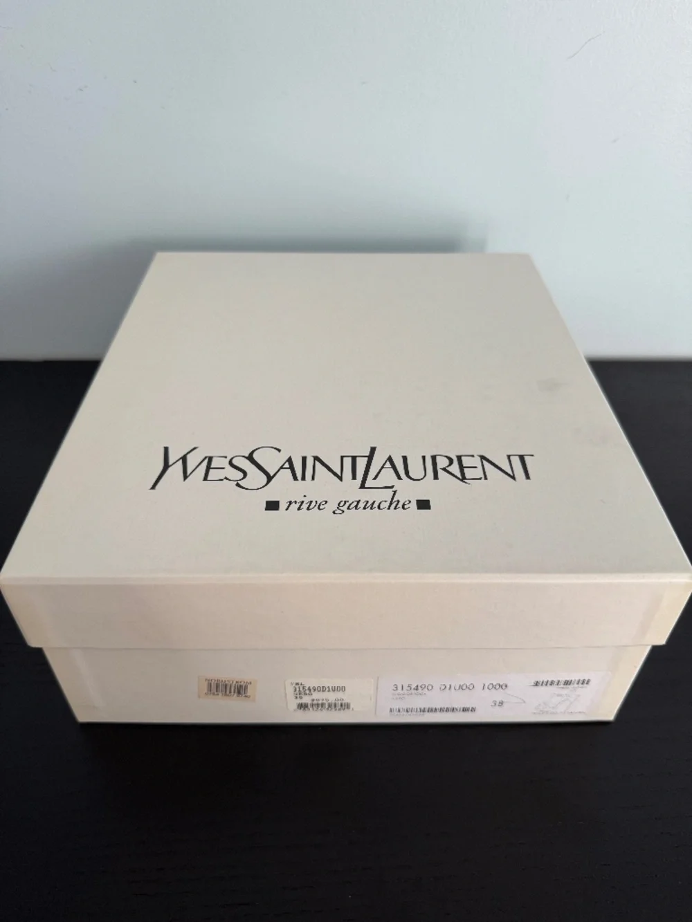 Saint Laurent Tribute Patent Leather Platform Sandal - Picture 10 of 10